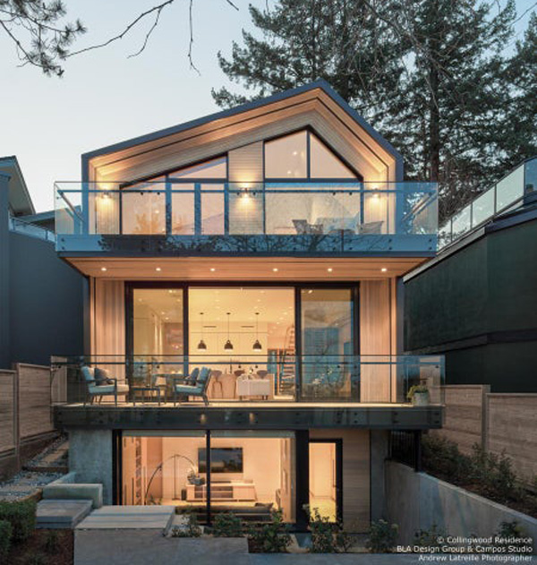 Kolbe’s VistaLuxe WD LINE direct sets, casements, exterior swing doors, and sliding doors have an extruded aluminum-clad exterior with a 70% Fluoropolymer finish in Onyx, providing a flush exterior profile style.